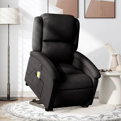 vidaXL Elektrischer Massagesessel mit Aufstehhilfe - Schwarz vidaXL Elektrischer Massagesessel mit Aufstehhilfe - Schwarz