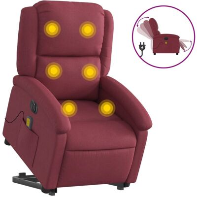 vidaXL Elektrischer Relaxsessel Vino Rot - Sessel vidaXL Elektrischer Relaxsessel Vino Rot - Sessel