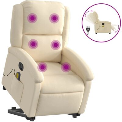 vidaXL Elektrischer Relaxsessel mit Aufstehhilfe - Creme vidaXL Elektrischer Relaxsessel mit Aufstehhilfe - Creme