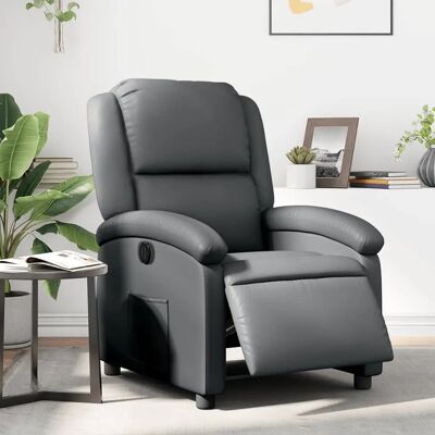 vidaXL Elektrische Relaxfauteuil Grijs - Stoel vidaXL Elektrische Relaxfauteuil Grijs - Stoel