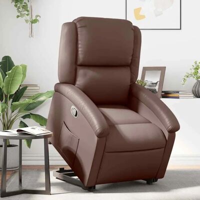 vidaXL Relaxfauteuil met liftfunctie - Bruin vidaXL Relaxfauteuil met liftfunctie - Bruin