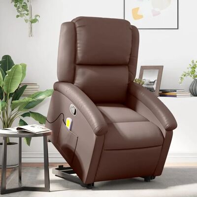 vidaXL Massagesessel - Manu, Braun, 6-Punkte-Vibration, 135° Rückenlehne - Massagesessel vidaXL Massagesessel - Manu, Braun, 6-Punkte-Vibration, 135° Rückenlehne - Massagesessel