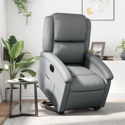 vidaXL Elektrischer Massagesessel mit Aufstehhilfe - Grau vidaXL Elektrischer Massagesessel mit Aufstehhilfe - Grau