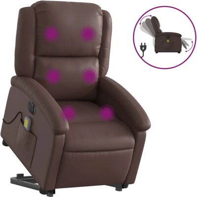 vidaXL Akzentstuhl - Modell 3204249, Braun, Verstellbar, Massage vidaXL Akzentstuhl - Modell 3204249, Braun, Verstellbar, Massage