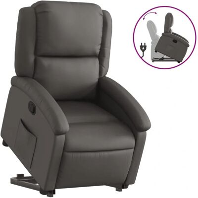 Fauteuil VidaXL Élévateur - Cuir, 71x86.5x99.5 cm Fauteuil VidaXL Élévateur - Cuir, 71x86.5x99.5 cm