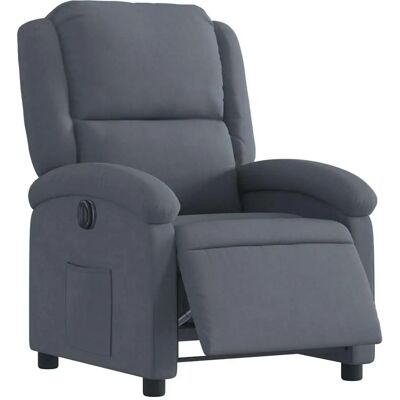 vidaXL Elektrischer Relaxsessel - Samt Dunkelgrau - 135° vidaXL Elektrischer Relaxsessel - Samt Dunkelgrau - 135°