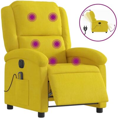Fauteuil électrique en velours VidaXL - Reposoir relax - Publicité Fauteuil électrique en velours VidaXL - Reposoir relax - Publicité