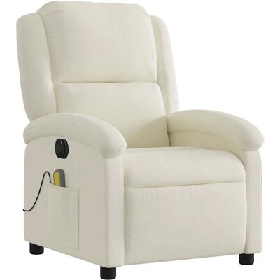 Fauteuil de Massage Électrique vidaXL - Velours, Modèle 4205 - Publicité Fauteuil de Massage Électrique vidaXL - Velours, Modèle 4205 - Publicité