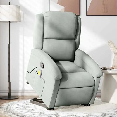 Fauteuil de relaxation avec levage et massage - vidaXL - Publicité Fauteuil de relaxation avec levage et massage - vidaXL - Publicité