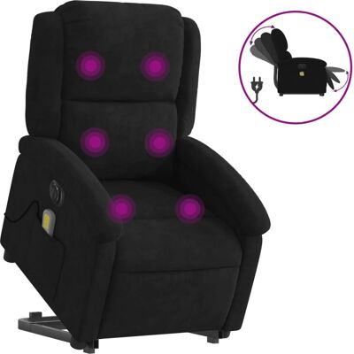vidaXL Relaxsessel mit Massage - Schwarz vidaXL Relaxsessel mit Massage - Schwarz