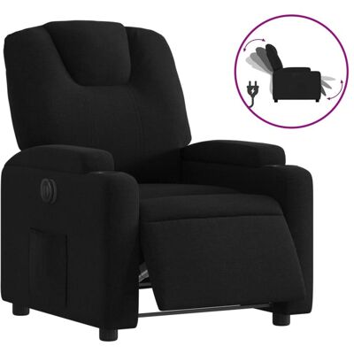 Vidaxl Fauteuil électrique inclinable noir - Fauteuil électrique en tissu - Publicité Vidaxl Fauteuil électrique inclinable noir - Fauteuil électrique en tissu - Publicité