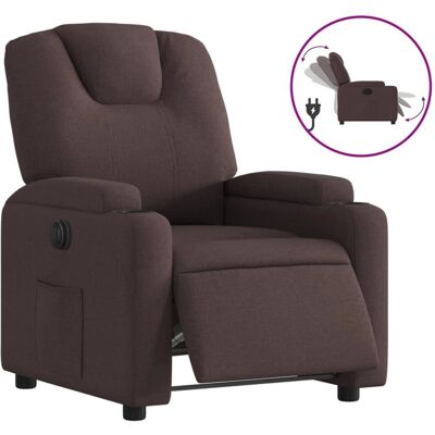 Chaise d'accent VidaXL - Reclinable électrique marron foncé - Publicité Chaise d'accent VidaXL - Reclinable électrique marron foncé - Publicité