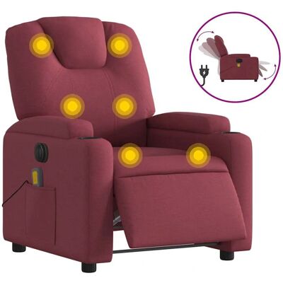 Fauteuil de Massage VidaXL - Rouge Bordeaux - Siège Relaxant Électrique - Publicité Fauteuil de Massage VidaXL - Rouge Bordeaux - Siège Relaxant Électrique - Publicité