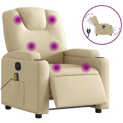 Chaise d'accent VidaXL - Fauteuil inclinable électrique - Massage par vibration à 6 points - Publicité Chaise d'accent VidaXL - Fauteuil inclinable électrique - Massage par vibration à 6 points - Publicité