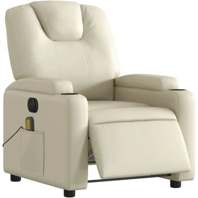 Fauteuil de massage électrique vidaXL - Similicuir, 135° - Publicité Fauteuil de massage électrique vidaXL - Similicuir, 135° - Publicité