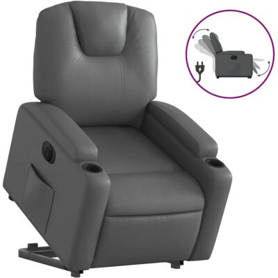 vidaXL Modèle 3204433 Fauteuil d'accent - Tissu gris - Publicité vidaXL Modèle 3204433 Fauteuil d'accent - Tissu gris - Publicité