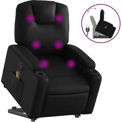 Fauteuil de massage inclinable avec levage électrique - vidaXL - Publicité Fauteuil de massage inclinable avec levage électrique - vidaXL - Publicité