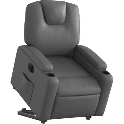 vidaXL Elektrische relaxfauteuil grijs vidaXL Elektrische relaxfauteuil grijs