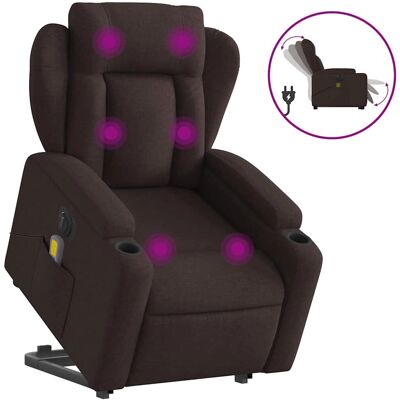 vidaXL Relaxsessel mit Aufstehhilfe - Dunkelbraun vidaXL Relaxsessel mit Aufstehhilfe - Dunkelbraun