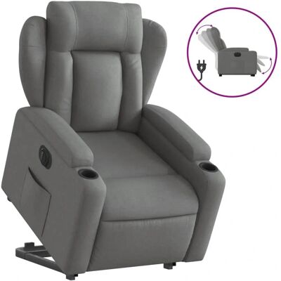 vidaXL Fauteuil électrique relaxant gris foncé - Publicité vidaXL Fauteuil électrique relaxant gris foncé - Publicité