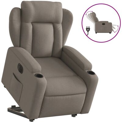 vidaXL Fauteuil électrique taupe - Siège relax - Publicité vidaXL Fauteuil électrique taupe - Siège relax - Publicité