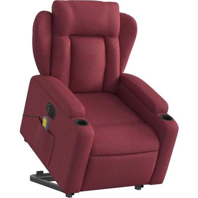 vidaXL Fauteuil de Massage Électrique avec Relevage - Vin - Relaxation et Massage - Publicité vidaXL Fauteuil de Massage Électrique avec Relevage - Vin - Relaxation et Massage - Publicité
