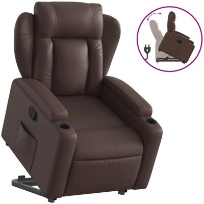 vidaXL Relaxsessel Mit Aufstehhilfe Elektrisch Braun - Recliner, Elektrisch, Komfort vidaXL Relaxsessel Mit Aufstehhilfe Elektrisch Braun - Recliner, Elektrisch, Komfort