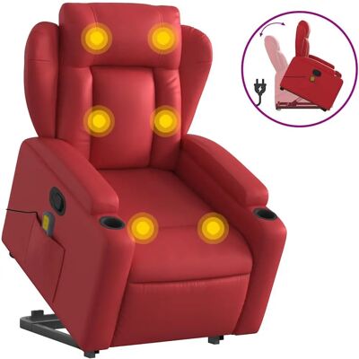 vidaXL Polsterstuhl mit Massage & Aufstehhilfe - Sessel vidaXL Polsterstuhl mit Massage & Aufstehhilfe - Sessel
