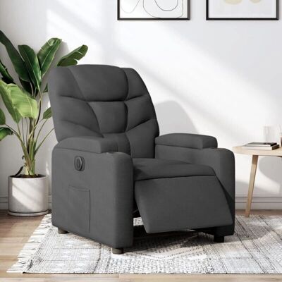 vidaXL Fauteuil électrique inclinable - Rembourrage ajustable - 135° - Noir - Publicité vidaXL Fauteuil électrique inclinable - Rembourrage ajustable - 135° - Noir - Publicité