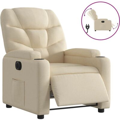 Fauteuil VidaXL - Relax électrique - Crème - Confortable & Stable - Publicité Fauteuil VidaXL - Relax électrique - Crème - Confortable & Stable - Publicité