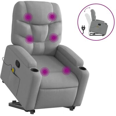 Fauteuil d'accent vidaXL - Reclinable manuel - Tissu respirant - Cadre stable - Publicité Fauteuil d'accent vidaXL - Reclinable manuel - Tissu respirant - Cadre stable - Publicité