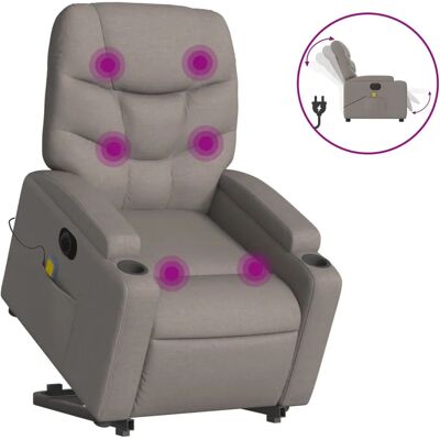 Fauteuil d'accent VidaXL - Modèle: 3204616, Taupe, Confortable - Publicité Fauteuil d'accent VidaXL - Modèle: 3204616, Taupe, Confortable - Publicité