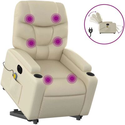 Fauteuil de massage électrique vidaXL avec levage - Confort pour seniors - Publicité Fauteuil de massage électrique vidaXL avec levage - Confort pour seniors - Publicité