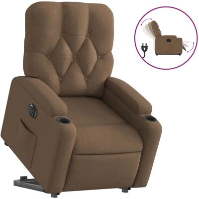 vidaXL Akcentstol - Elektrisk recline med løftfunktion - Brun vidaXL Akcentstol - Elektrisk recline med løftfunktion - Brun