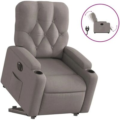 Fauteuil accent VidaXL - Gris Topo - Publicité Fauteuil accent VidaXL - Gris Topo - Publicité