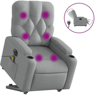 vidaXL Massagefauteuil met lift en verstelbare rugleuning vidaXL Massagefauteuil met lift en verstelbare rugleuning