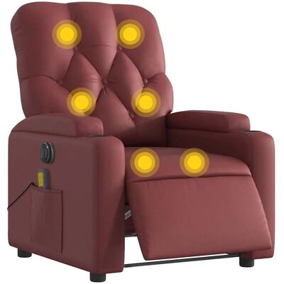 Fauteuil de massage électrique vidaXL - Inclinaison réglable - 135° - Publicité Fauteuil de massage électrique vidaXL - Inclinaison réglable - 135° - Publicité