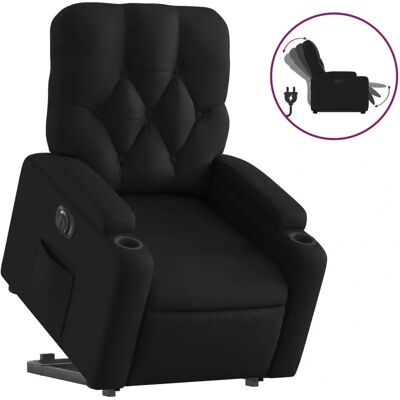 Chaise d’accent VidaXL - Noir - Fonction de levage et ajustable - Publicité Chaise d’accent VidaXL - Noir - Fonction de levage et ajustable - Publicité