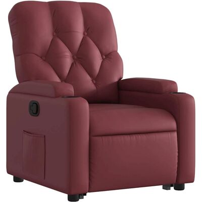 Fauteuil releveur vidaXL - Électrique & Manuel, Rouge Vin - Fauteuil avec Ascenseur - Publicité Fauteuil releveur vidaXL - Électrique & Manuel, Rouge Vin - Fauteuil avec Ascenseur - Publicité