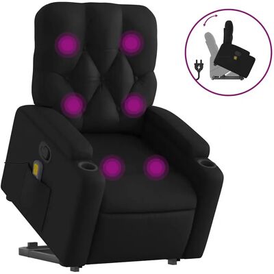 vidaXL Relaxsessel mit Massage - Schwarz vidaXL Relaxsessel mit Massage - Schwarz