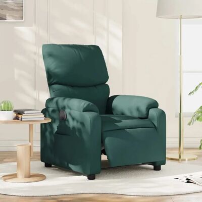 vidaXL Elektrisk Reclinern Mørkegrøn - Recliner vidaXL Elektrisk Reclinern Mørkegrøn - Recliner