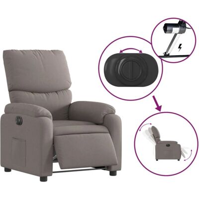 VIDAXL Grå Elektrisk Recliner VIDAXL Grå Elektrisk Recliner