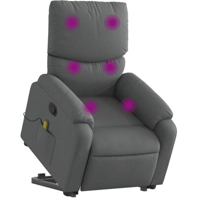 Fauteuil relax avec élévateur et massage vidaXL - Publicité Fauteuil relax avec élévateur et massage vidaXL - Publicité