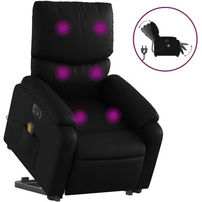 Fauteuil Relax avec Fonction de Levage - Noir - Massages et Repos - Publicité Fauteuil Relax avec Fonction de Levage - Noir - Massages et Repos - Publicité