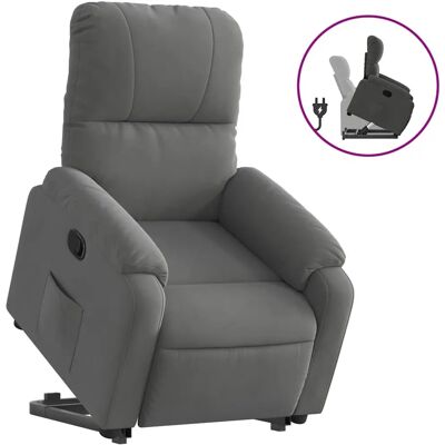 Chaise d'accent vidaXL - Fauteuil releveur microfibre avec chaleur - Publicité Chaise d'accent vidaXL - Fauteuil releveur microfibre avec chaleur - Publicité