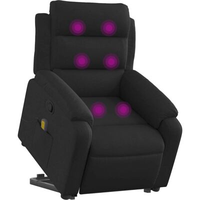 vidaXL Relaxsessel mit Aufstehhilfe - Schwarz vidaXL Relaxsessel mit Aufstehhilfe - Schwarz