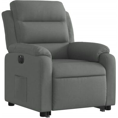 vidaXL Fauteuil électrique inclinable avec levage - Gris foncé - Fauteuil relax - Publicité vidaXL Fauteuil électrique inclinable avec levage - Gris foncé - Fauteuil relax - Publicité