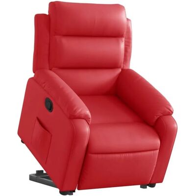 vidaXL Fauteuil électrique inclinable rouge avec levage - Relax fauteuil vidaXL Fauteuil électrique inclinable rouge avec levage - Relax fauteuil