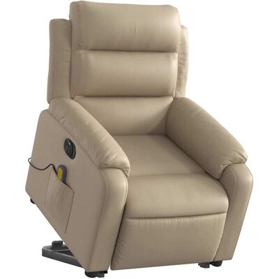 vidaXL Elektrische Massage Relaxfauteuil met Opstarthulp - Bruin Sofa vidaXL Elektrische Massage Relaxfauteuil met Opstarthulp - Bruin Sofa