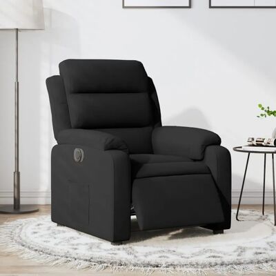 Fauteuil Relax Électrique VIDA XL - Velours Noir - 135° - Stable et Confortable - Publicité Fauteuil Relax Électrique VIDA XL - Velours Noir - 135° - Stable et Confortable - Publicité